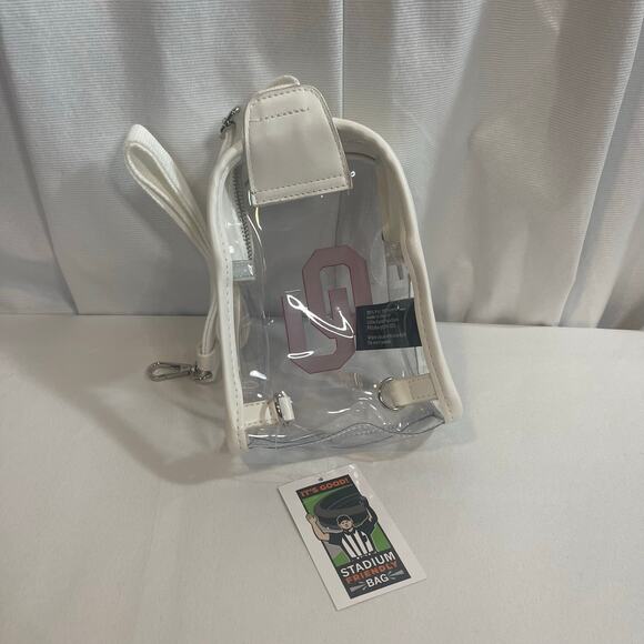 University of Oklahoma Clear stadium cross body bag 7.5X5.5 - Picture 2 of 3